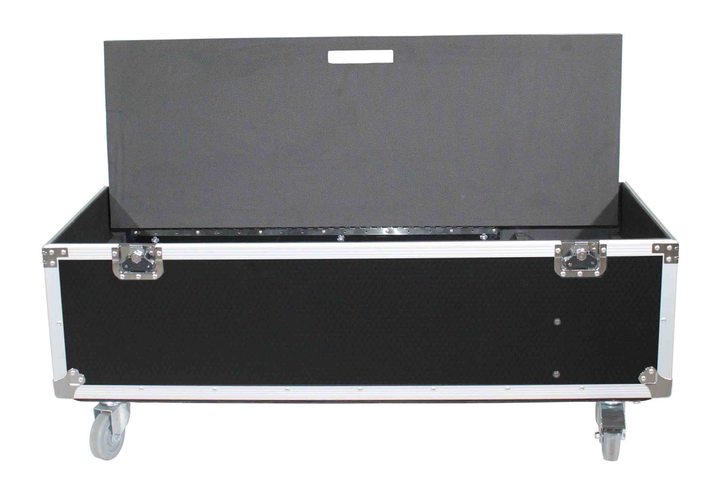 ProX X-EVO1250X2W, ATA Flight Case for 2x RCF EVOX12 or EV Evolve 50 Compact Arrays Fits Two Speakers and Subwoofers - Hollywood DJ