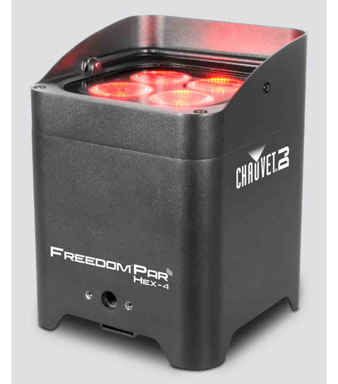 Chauvet DJ Freedom Par Hex-4 RGBAW+UV LED UpLight - Black - Hollywood DJ