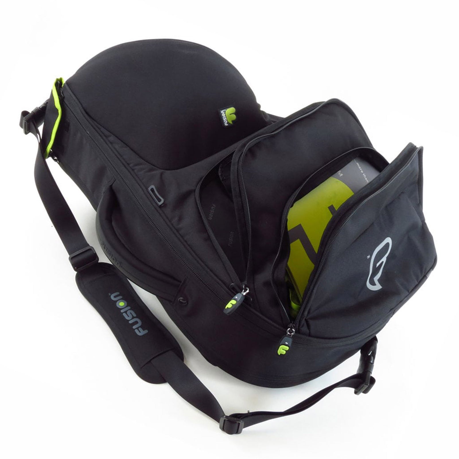 Fusion FB-UB-08-BK, Urban French Horn Fixed Bell Gig Bag (Black) - Hollywood DJ