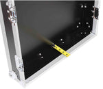 ProX XS-18R18W 18U Space Amp Rack Mount ATA Flight Case with Casters - 18 Inch - Hollywood DJ