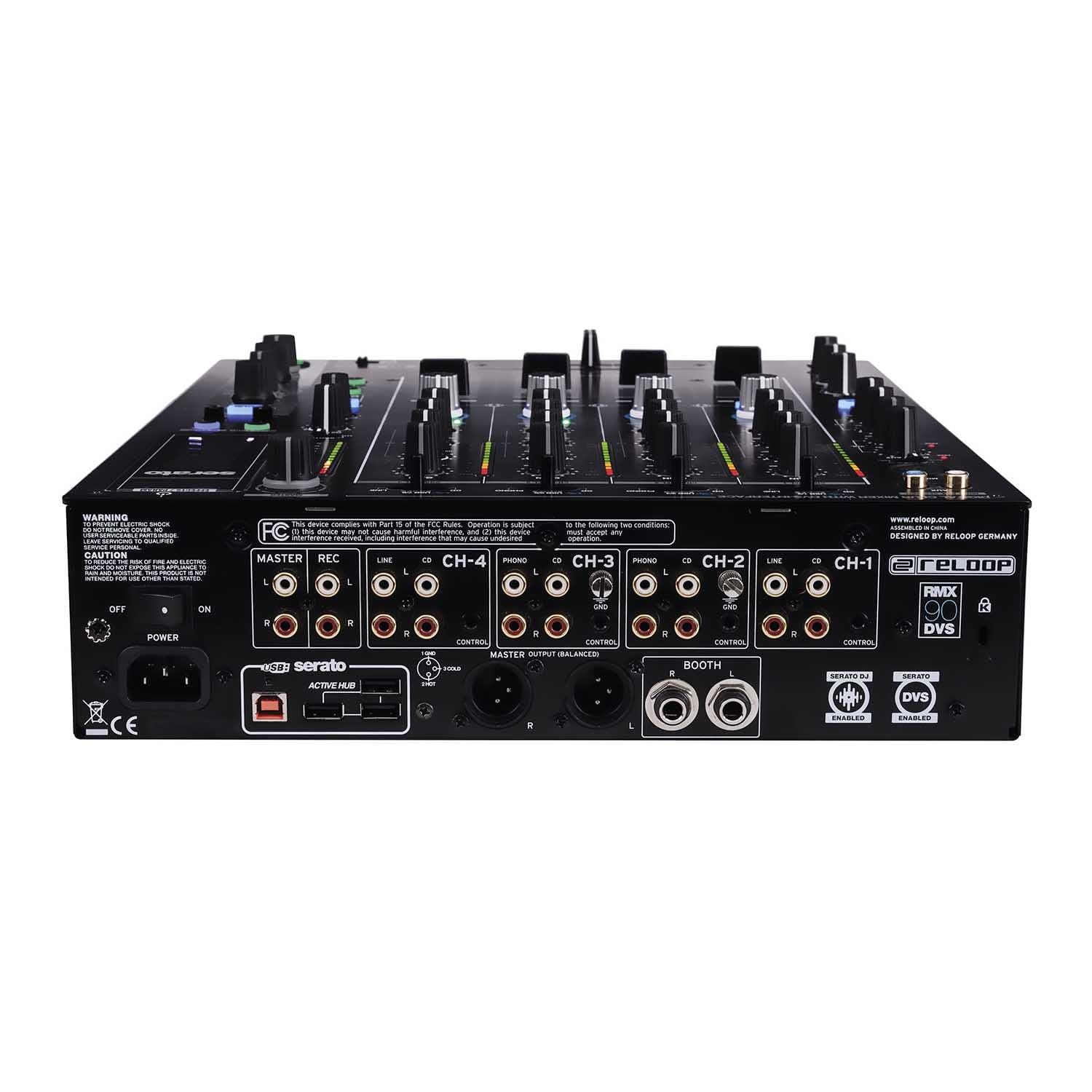 Reloop RMX-90-DVS Special Digital Club Mixer With DVS Interface For Serato DJ - Hollywood DJ
