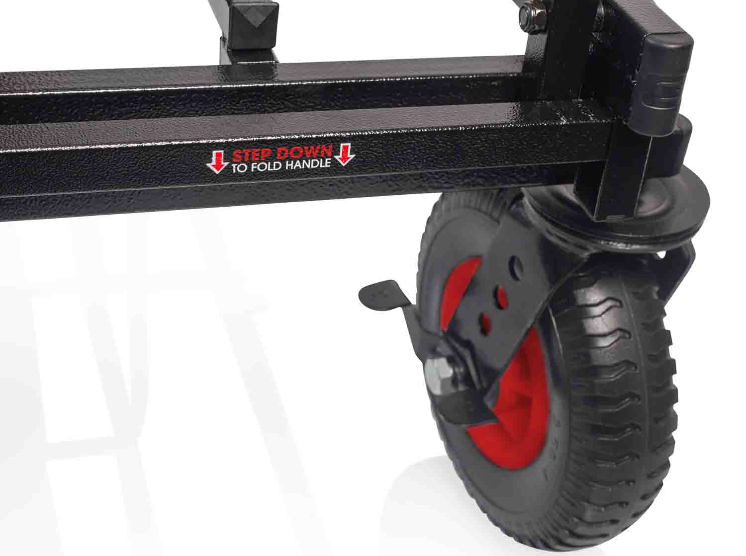 Gator Frameworks GFW-UTL-CART52AT All-Terrain Folding Multi-Utility Cart with 30-52” Extension - Hollywood DJ