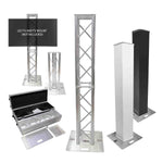ProX XT-FTP328-656-C 6.56ft or 3.28ft Flex Tower Totem Package with Road Case - Hollywood DJ