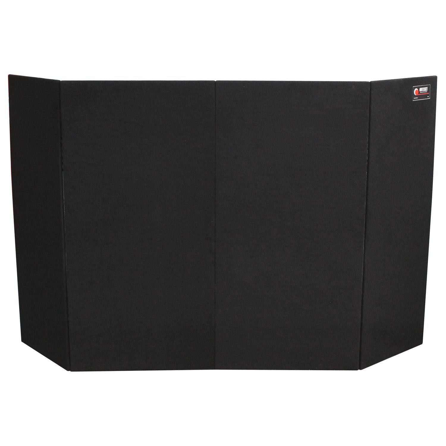 Odyssey CF4848, 48″ Wide x 48″ All-Black Pro DJ Facade - Hollywood DJ