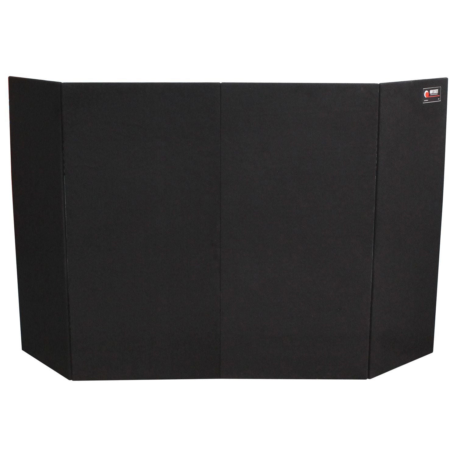 Open Box: Odyssey CF4848, 48″ Wide x 48″ All-Black Pro DJ Facade - Hollywood DJ