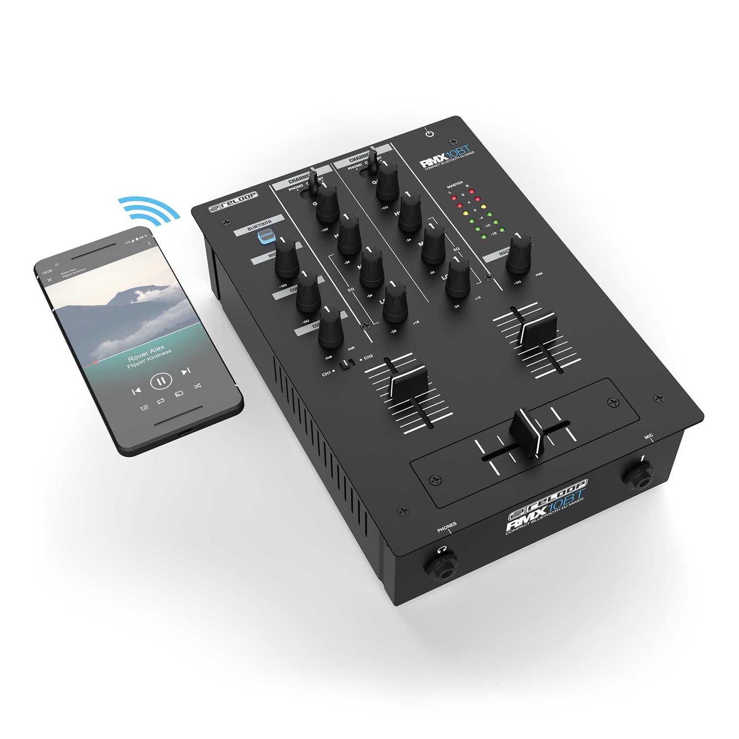 Reloop RMX-10-BT 2-Channel Bluetooth Dj Mixer In Compact Design - Hollywood DJ