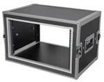 ProX T-6RSP14, 6U Vertical Shockproof Effects Rack 14" Depth Rail to Rail with Handles - Hollywood DJ