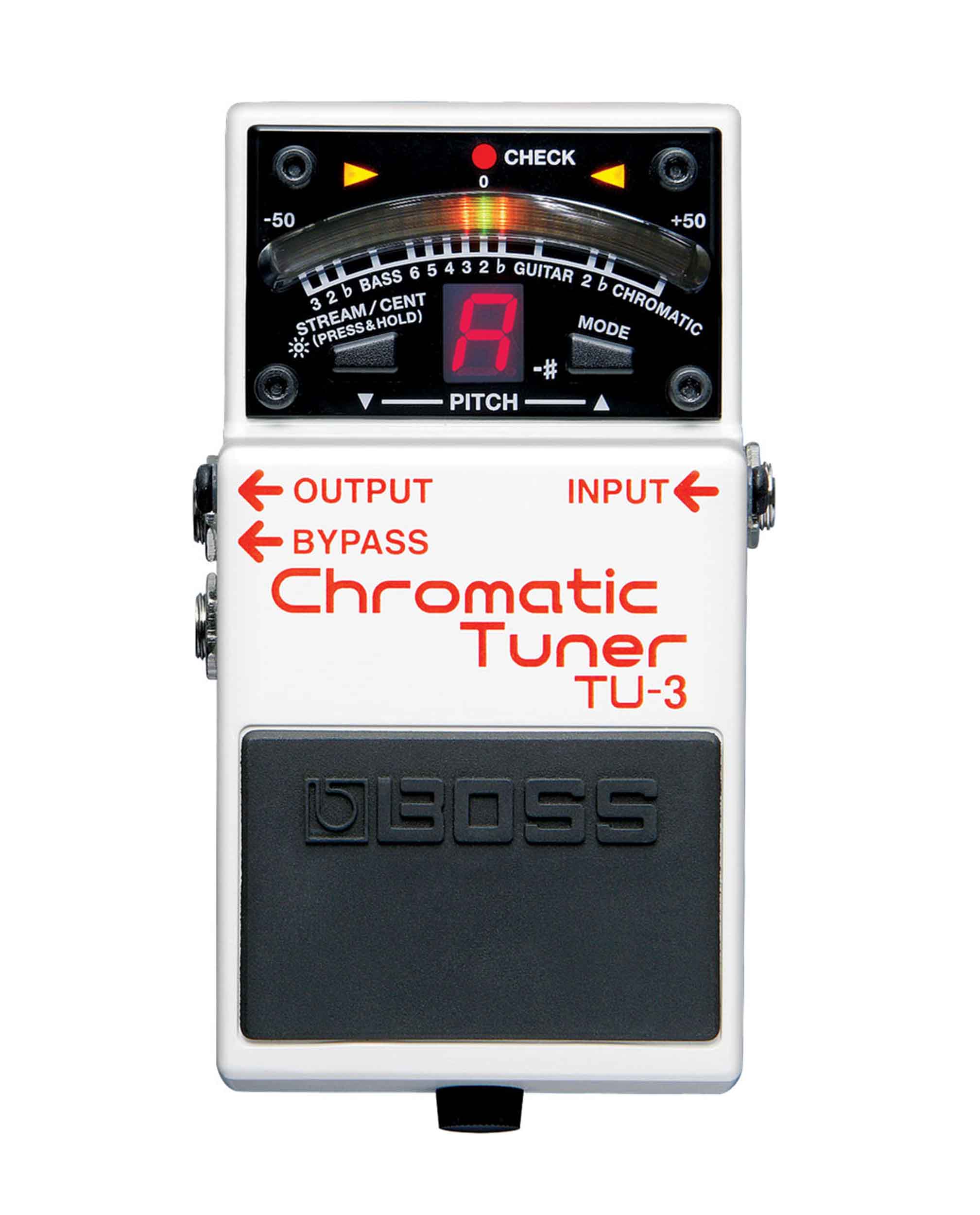 Boss TU3 Chromatic Tuner Pedal with Bypass Guitar and Bass Tuner - Hollywood DJ