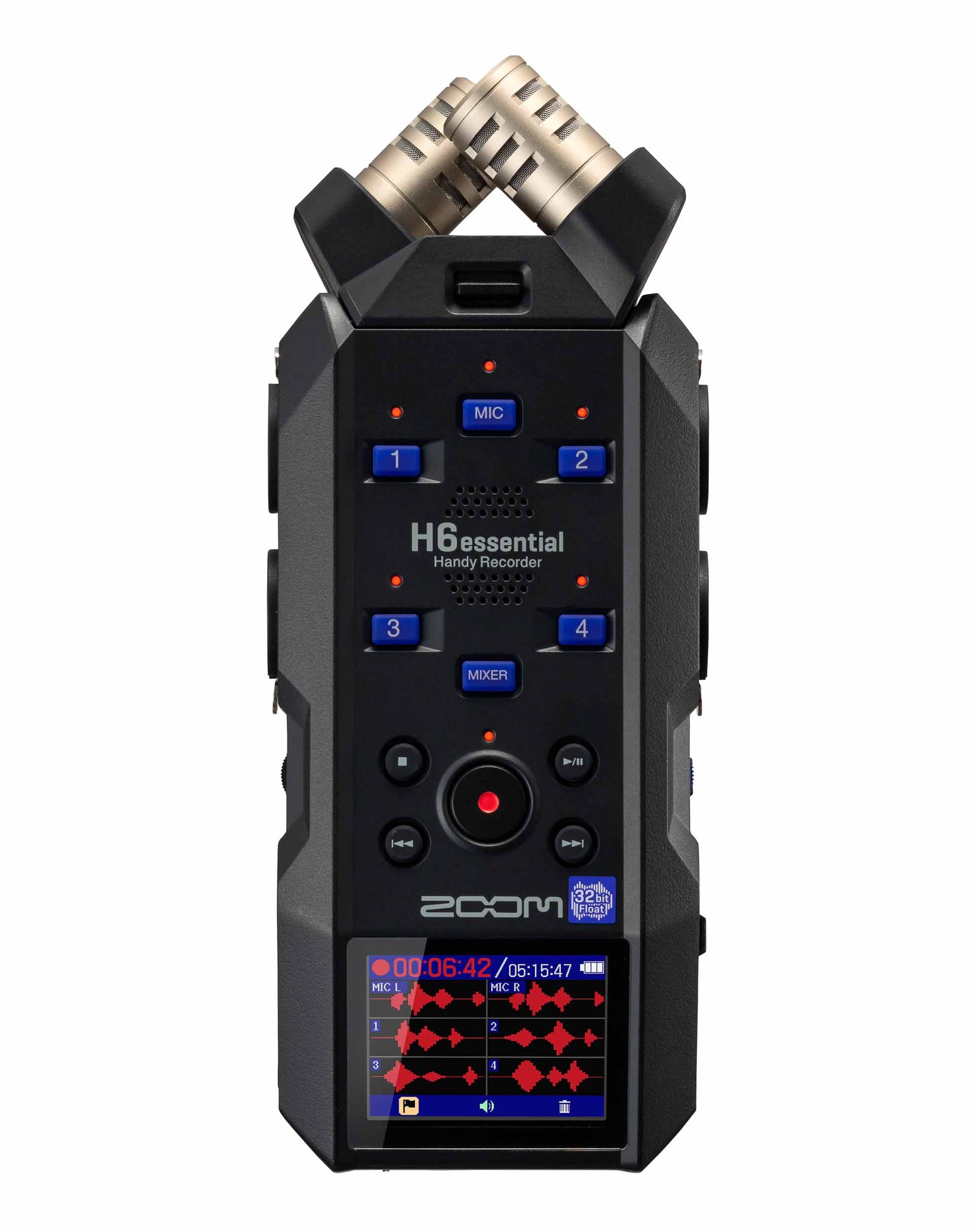 Zoom H6essential 32-Bit Float Handy Portable Digital Recorder Zoom