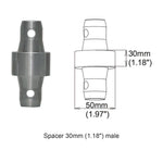 ProX XT-SPMM30 Spacer 30mm Male Coupler - Hollywood DJ