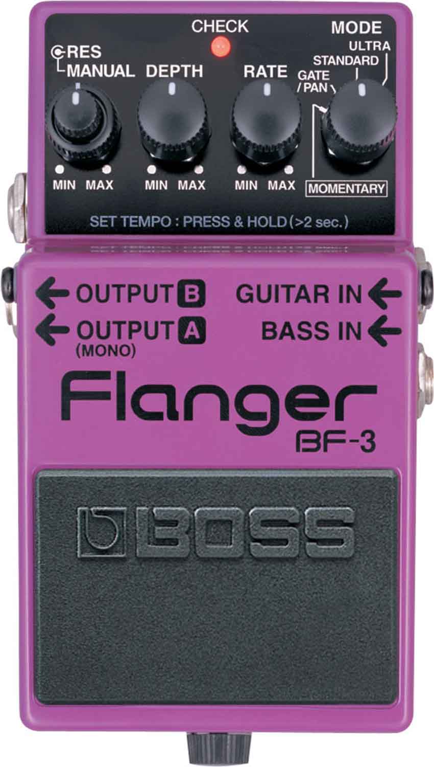 Boss BF-3 Flanger Guitar Effects Pedal - Hollywood DJ