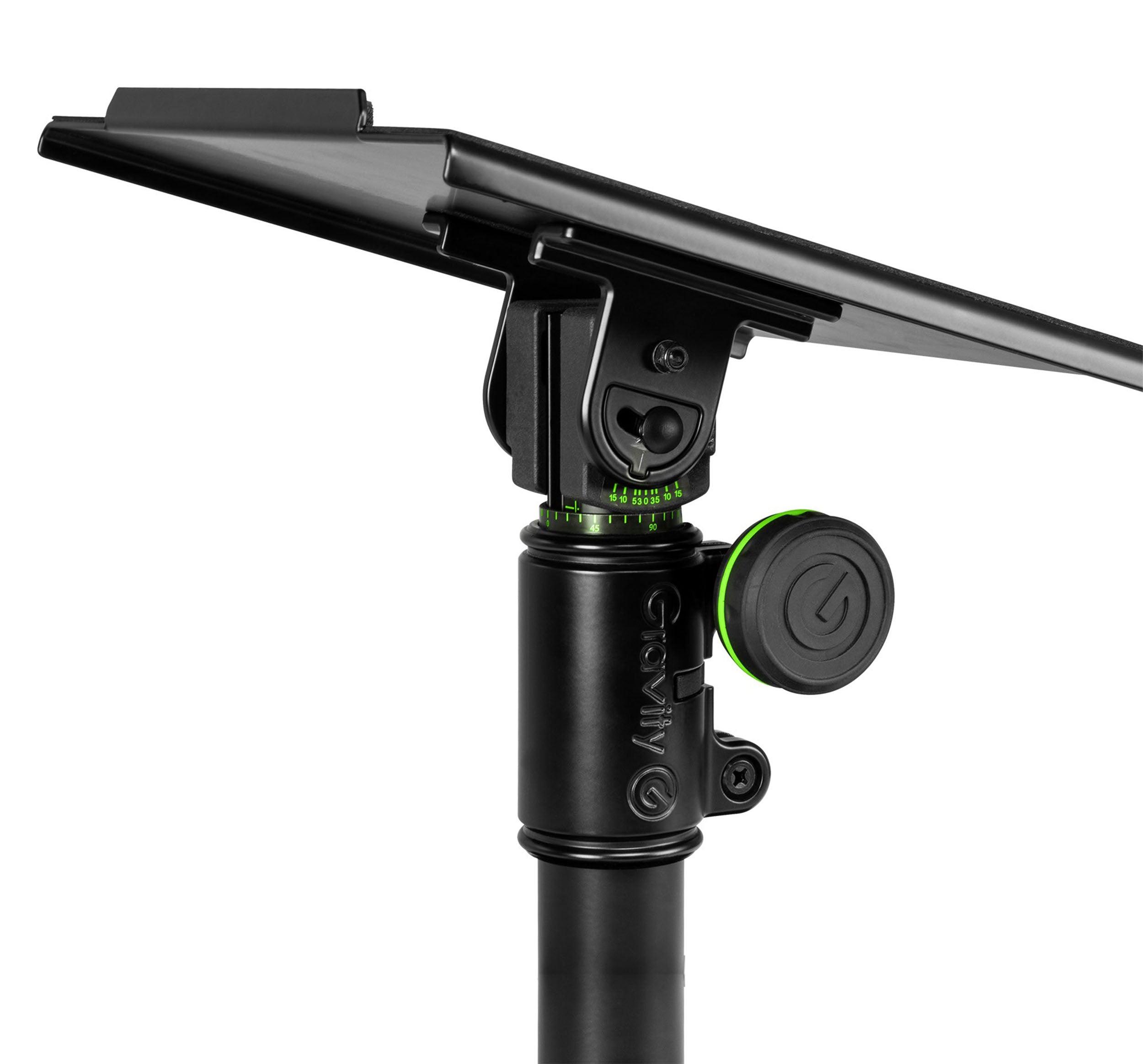 Gravity FT 01 MT B, Flexible Studio-Monitor Tray for DJ Desk - Hollywood DJ