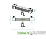 ProX XT-AC569B, T-Bar for Fenix AT06 or AT04 Line Arrays Systems - Black - Hollywood DJ