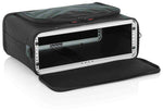 Gator Cases GR-RACKBAG-3U, 3U Lightweight Rack Bag with Aluminum Frame and PE Reinforcement - Hollywood DJ