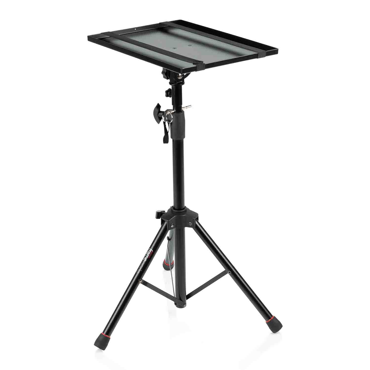 Gator Frameworks GFWLAPTOP1500 Laptop Stand - Projector Tripod Stand with Height and Tilt Adjustment - Hollywood DJ
