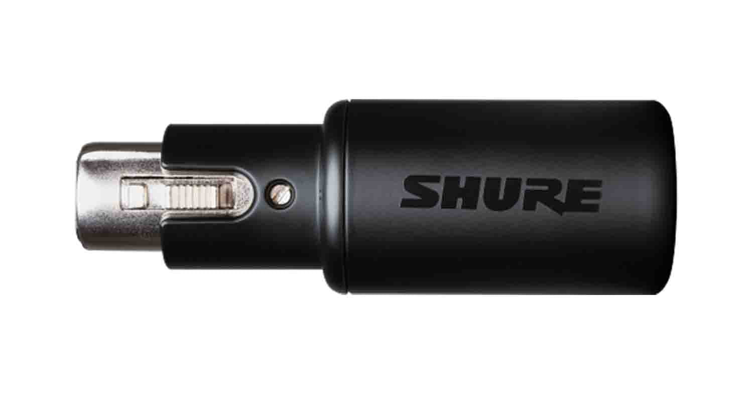 Shure MVX2U Motiv Digital Audio Interface XLR to USB Adaptor with Headphone Output - Hollywood DJ