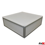 ProX XSA-2X2-8 LUMOStage 8-Inch High Acrylic Platform Riser Section With Clamps And 2 Side Acrylic Covers ProX Cases