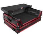 ProX XS-RANEONE WLTFRLED DJ Flight Case for Rane One 1U Rackspace with Sliding Laptop Shelf, Wheels and LED KIT - Hollywood DJ