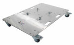ProX XT-BP2430W Rolling Aluminum Base With 4 - 3 Inch Locking Casters - 24" x 30" - Hollywood DJ
