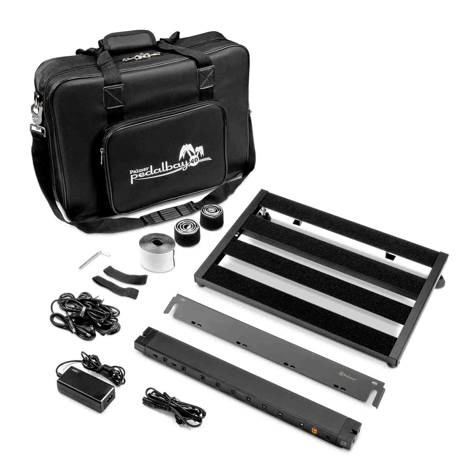 B-Stock: Palmer Pedalbay 40 PB Pedal Board with Integrated Power Supply - Hollywood DJ