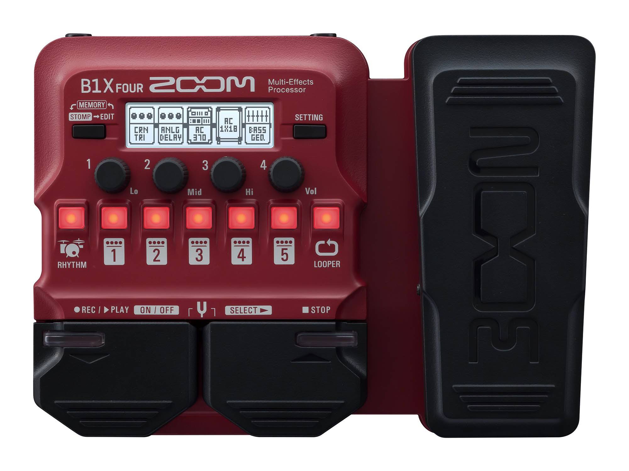 Zoom B1X FOUR Bass Multi-Effects Pedal - Hollywood DJ