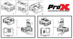 ProX X-TORNADO LED, TORNADO RGBA LED Professional Stage Fog Effect Machine - Hollywood DJ