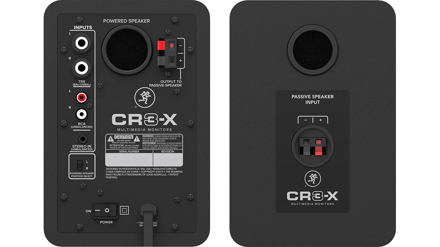 Mackie CR3-X, 3 Inches Creative Reference Multimedia Monitors - Pair - Hollywood DJ